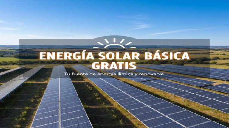Lee más sobre el artículo Energia solar basica gratis