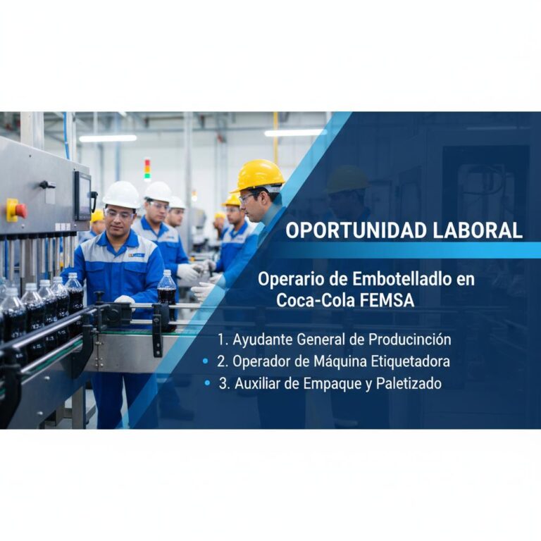 Lee más sobre el artículo Operario de Embotellado en Coca-Cola FEMSA
