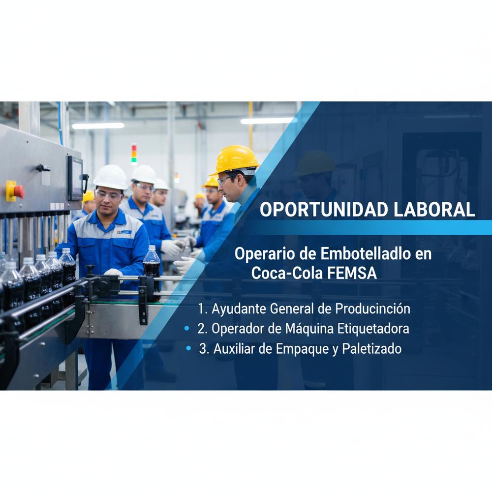 Operario de Embotellado en Coca-Cola FEMSA