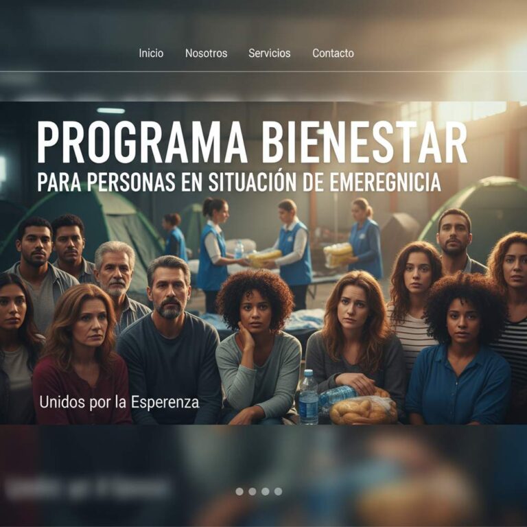 Lee más sobre el artículo Programa Bienestar para Personas en Situación de Emergencia