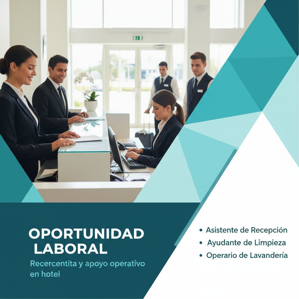 Lee más sobre el artículo Recepcionista y apoyo operativo en hotel